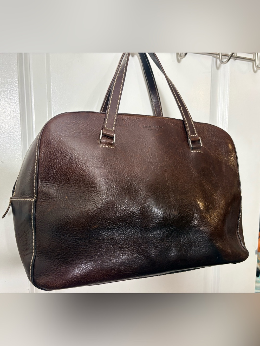 Vintage Kate Spade Italy Leather Sam Satchel - Picture 14 of 14